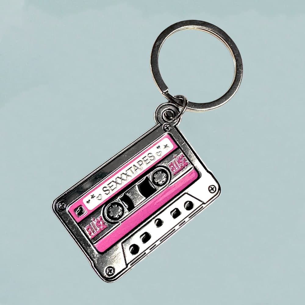 SEXXXTAPES Cassette Keychain