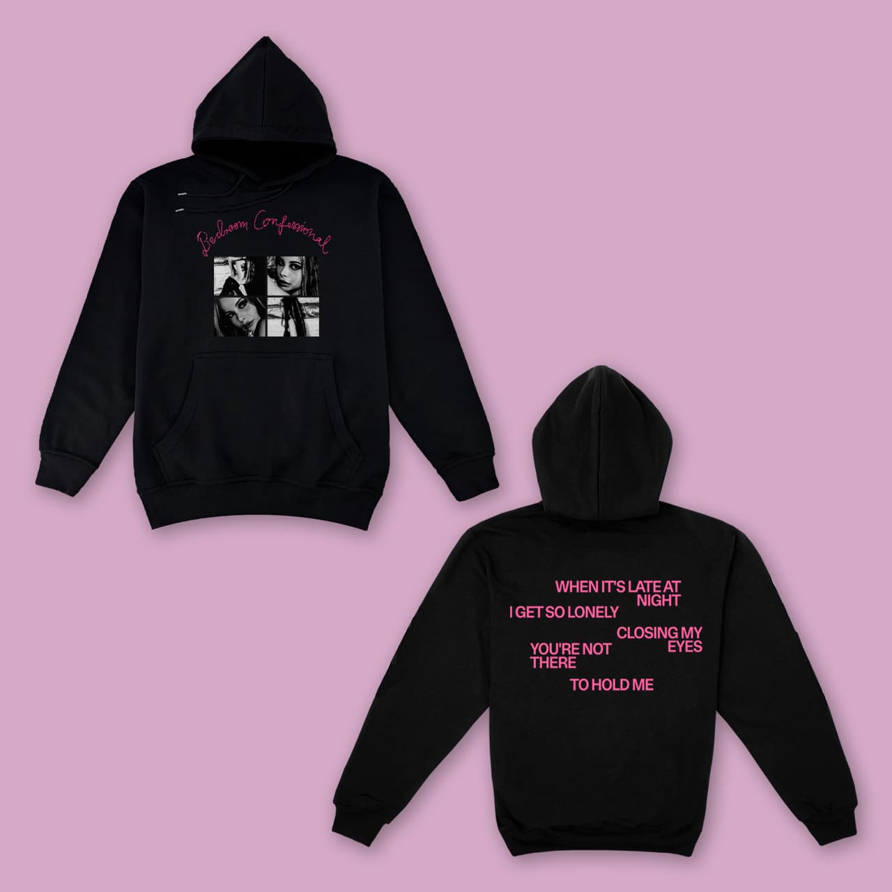 bedroom confessional hoodie