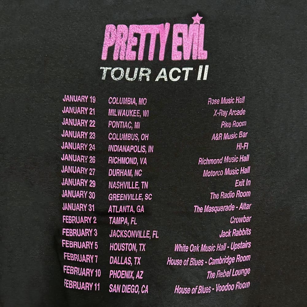PRETTY EVIL Tour Act II Tee