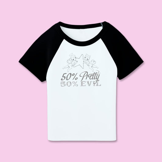 PRETTY EVIL Baby Tee