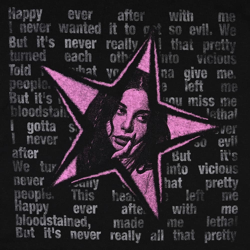 PRETTY EVIL Tour Lyric Tee