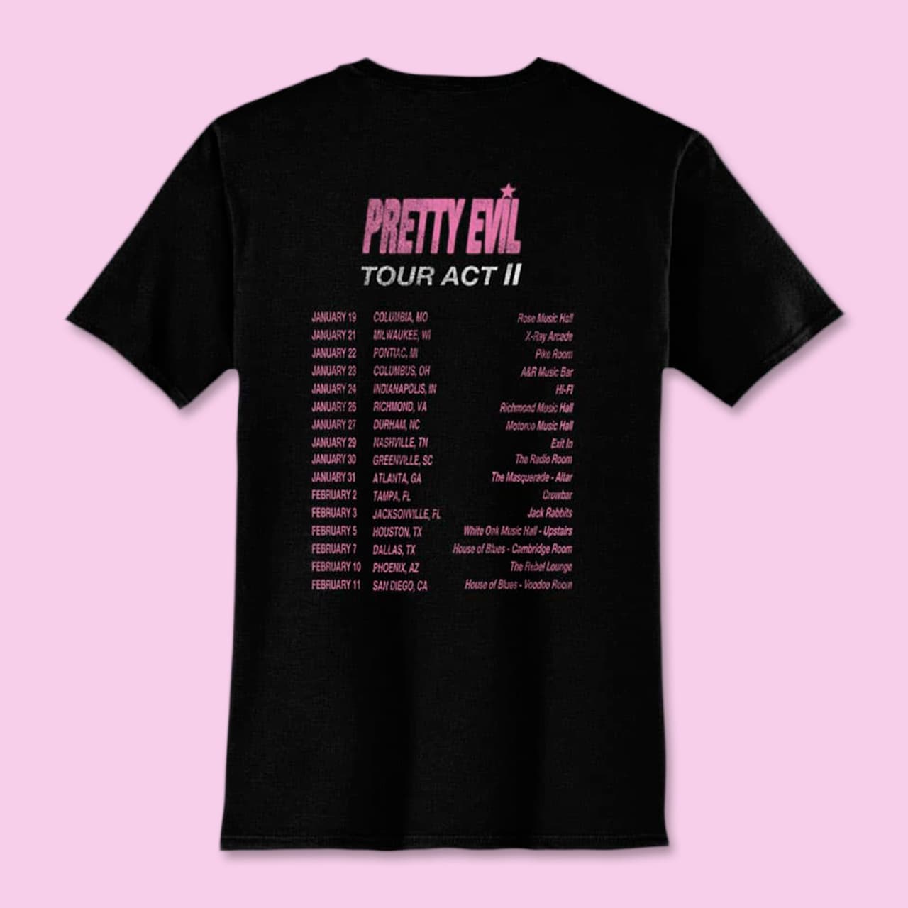 PRETTY EVIL Tour Act II Tee